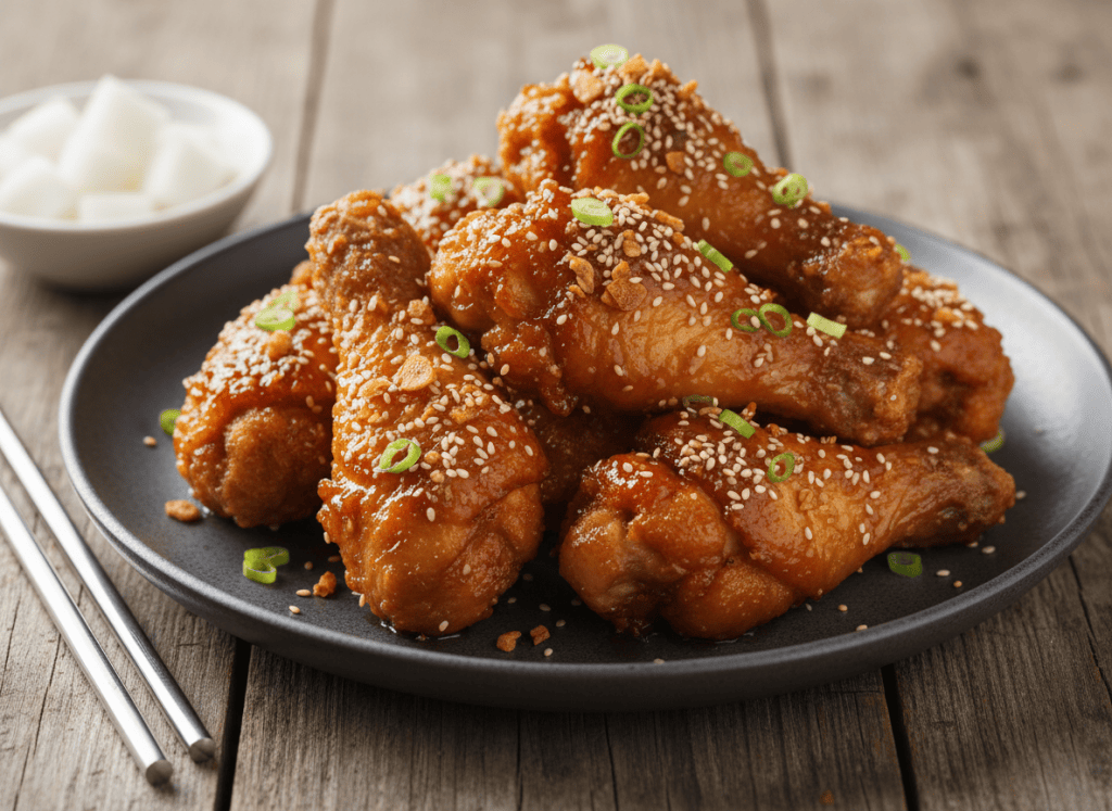 Korean Soy Garlic Chicken Sauce (Ganjang Chicken)&nbsp;Recipe
